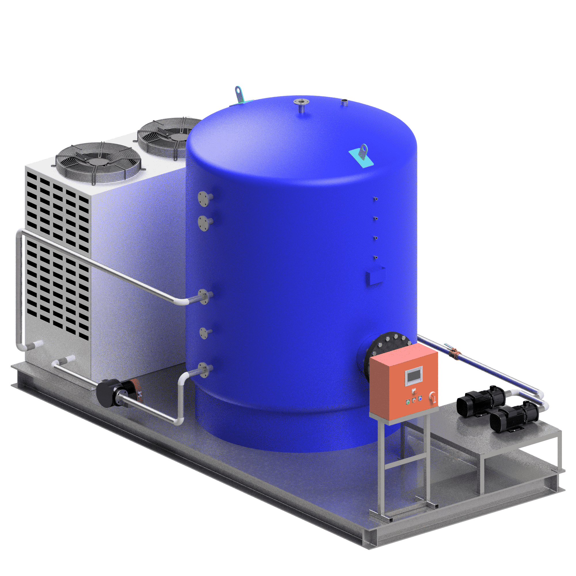 Macrotec Hot Water Vessel with Control Panel